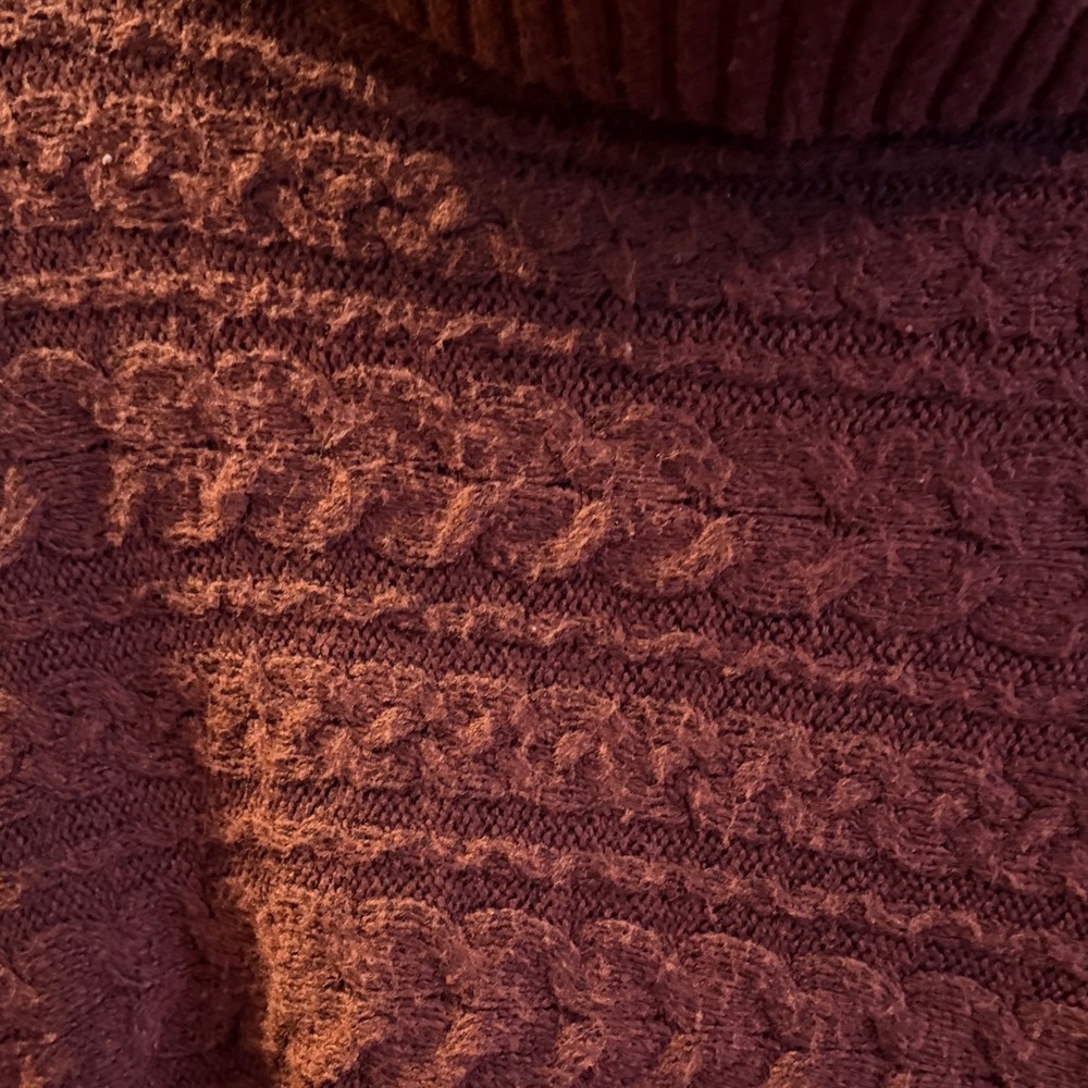 Rachel Zoe Cable-Knit Turtleneck Poncho Sweater - Women's - Picture 4 of 5